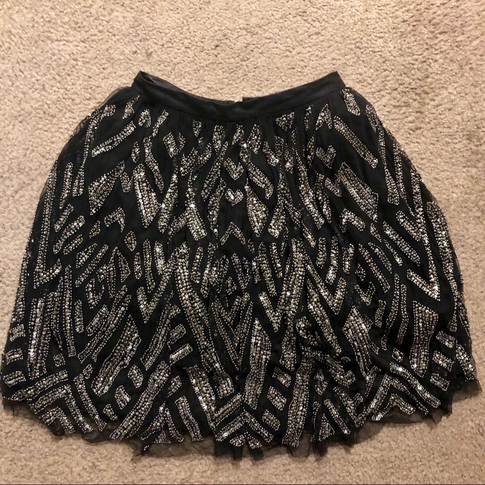 Parker size 2 sequined skirt